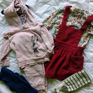 Infant girl 6 piece bundle all size 12 months